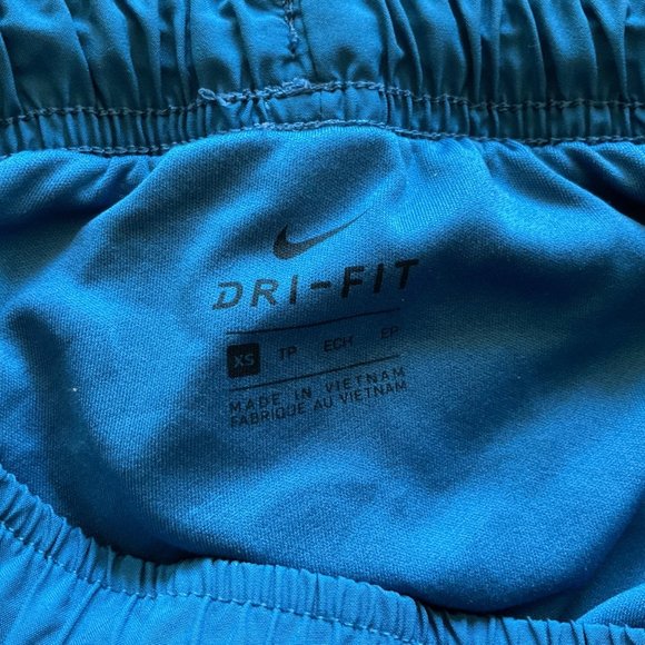 Nike Dri-Fit Woman's XS Blue Running Shorts Lined 56323 - Picture 4 of 8